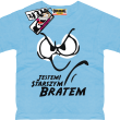 Jestem starszym bratem super tshirt dziecięcy - sky blue