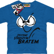 Jestem starszym bratem super tshirt dziecięcy - blue