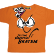 Jestem starszym bratem super tshirt dziecięcy - orange