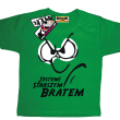 Jestem starszym bratem super tshirt dziecięcy - green