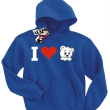 I love Misia świetna bluza dziecięca - blue