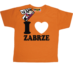 I love Zabrze - odlotowa koszulka dziecięca, kod: Nr SZDZ00224K