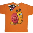Ślimaczek ścigaczek koszulka dla dziecka - orange