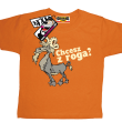 Chcesz z roga? śmieszny tshirt dziecięcy - orange