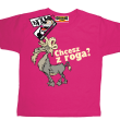 Chcesz z roga? śmieszny tshirt dziecięcy - pink