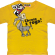 Chcesz z roga? śmieszny tshirt dziecięcy - yellow