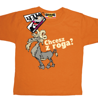 Chcesz z roga? - śmieszny tshirt dziecięcy, kod: SZDZ00074K