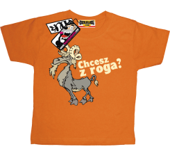 Chcesz z roga? - śmieszny tshirt dziecięcy, kod: SZDZ00074K