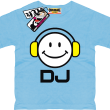 dj dziecięcy tshirt - sky blue