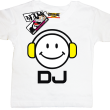 dj dziecięcy tshirt - white