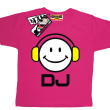 dj dziecięcy tshirt - pink