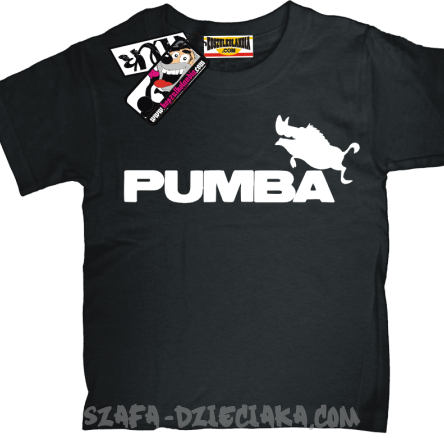 Pumba dziecięca koszulka - czarna