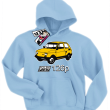 Mały Fiat 126p odlotowa bluza dziecięca - błękitny