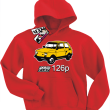 Mały Fiat 126p odlotowa bluza dziecięca - czerwony