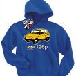 Mały Fiat 126p odlotowa bluza dziecięca - niebieski