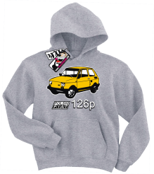 Mały Fiat 126p - odlotowa bluza dziecięca, kod: SZDZ00064S