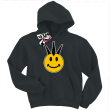 Irokezowy Emotik - bluza dziecięca - czarny