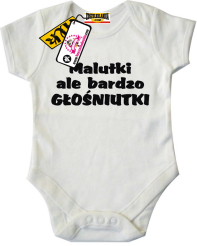 Malutki, ale bardzo głośniutki - oryginalne body dziecięce, kod: SZDZ00137B