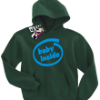 Baby inside świetna dziecięca bluza - butelkowy