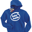 Baby inside świetna dziecięca bluza - niebieski