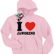 I love Jaworzno - świetna bluza dziecięca - różowy