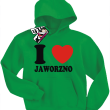 I love Jaworzno - świetna bluza dziecięca - zielony