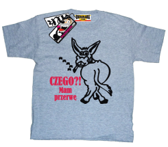 Osiołek "czego mam przerwę" - fajna koszulka dziecięca, kod: SZDZ00012K