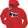 Cobra shelby dziecięca bluza z nadrukiem - red