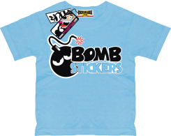 Bomb stickers - oryginalny tshirt dziecięcy, kod: SZDZ00101K