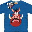 Pumba scream koszulka dla dziecka - niebieski