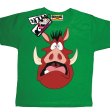 Pumba scream koszulka dla dziecka - zielony