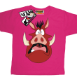 Pumba scream koszulka dla dziecka - różowy