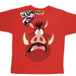 Pumba scream koszulka dla dziecka - czerwony