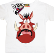 Pumba scream koszulka dla dziecka - biały