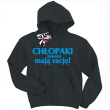 Chłopaki zawsze mają rację - odlotowa bluza dziecięca - czarny