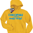 Chłopaki zawsze mają rację - odlotowa bluza dziecięca - żółty