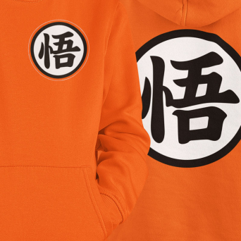 Dragon Ball Goku Turtle Gi logo - bluza dziecięca kaptur kangurka 