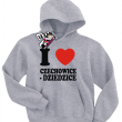 I love Czechowice-Dziedzice - bluza dziecięca z nadrukiem - melanżowy