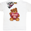 Miś z serduszkiem kocham Cię super koszulka dziecięca - biały