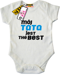 Mój tata jest the best - super dziecięce body, kod: SZDZ00146B