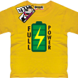 Full Power Bateria - super koszulka dziecięca - żółty