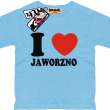 I love Jaworzno koszulka dziecięca - błękitny