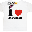 I love Jaworzno koszulka dziecięca - biały