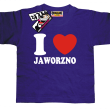 I love Jaworzno koszulka dziecięca - fioletowy