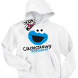 Ciasteczkowy potworek super bluza dziecięca - biały