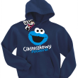 Ciasteczkowy potworek super bluza dziecięca - granatowy