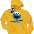 Ciasteczkowy potworek super bluza dziecięca - żółty