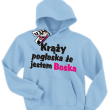 Krąży pogłoska, że jestem boska super bluza dla dziewczynki - sky blue