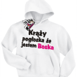 Krąży pogłoska, że jestem boska super bluza dla dziewczynki - white