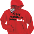 Krąży pogłoska, że jestem boska super bluza dla dziewczynki -  red
